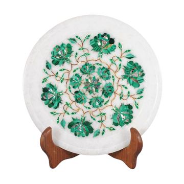 MIRP004 - Malachite Marble Plate