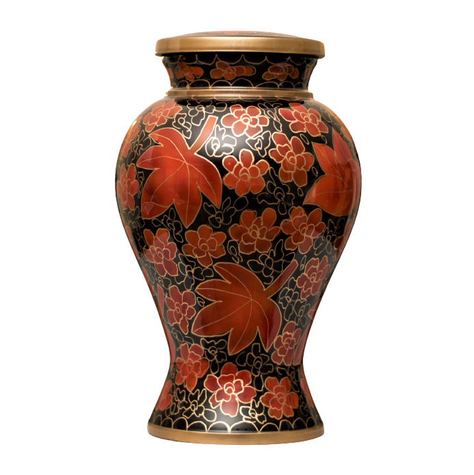 CUAP2160 - Cloisonné Red Maple