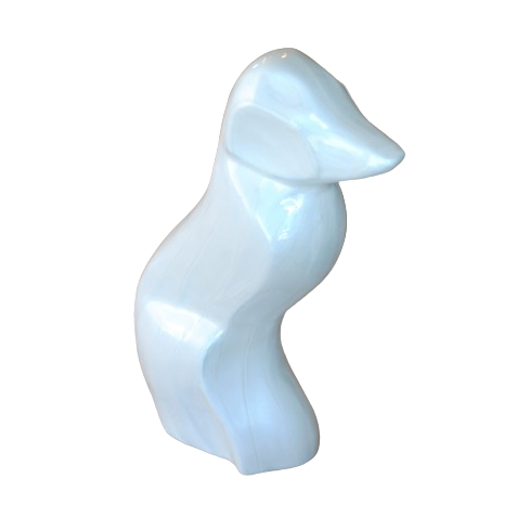 CUAP4838 - Dog Urn White