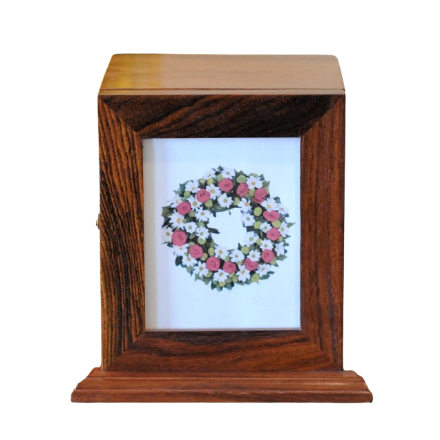 CUWE1839 Rosewood Photoframe Urn