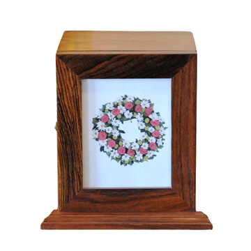 CUWE1839 Rosewood Photoframe Urn